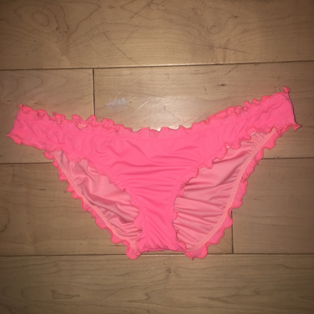 Pink bathing suit bottoms